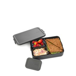 Brabantia Make &amp; Take Bento-madkasse, Stor - Dark Grey