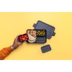 Brabantia Make &amp; Take Bento-madkasse, Stor - Dark Grey