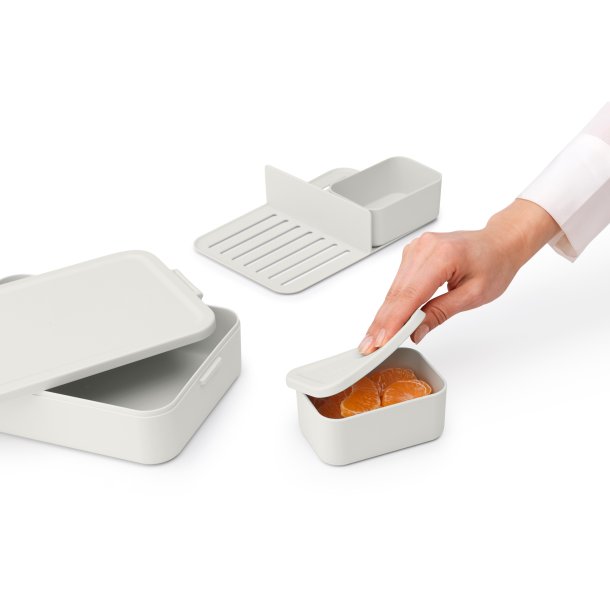 Brabantia Make &amp; Take Bento-madkasse, Stor - Light Grey