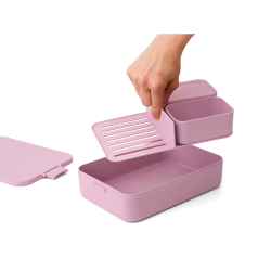 Brabantia Make &amp; Take Bento- madkasse, Stor - Lilac Pink