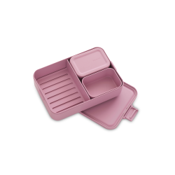 Brabantia Make &amp; Take Bento- madkasse, Stor - Lilac Pink