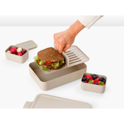 Brabantia Make &amp; Take Bento-madkasse, Stor - Soft Beige