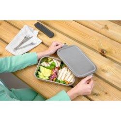 Brabantia Make &amp; Take Madkasse, L - Matt Steel