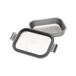 Brabantia Make &amp; Take Madkasse, Medium, Stainless Steel - Matt Steel