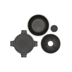 Brabantia Make &amp; Take Salatsk�l, 1,3L - Dark Grey