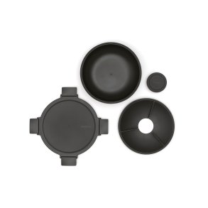 Brabantia Make & Take Salatskl, 1,3L - Dark Grey