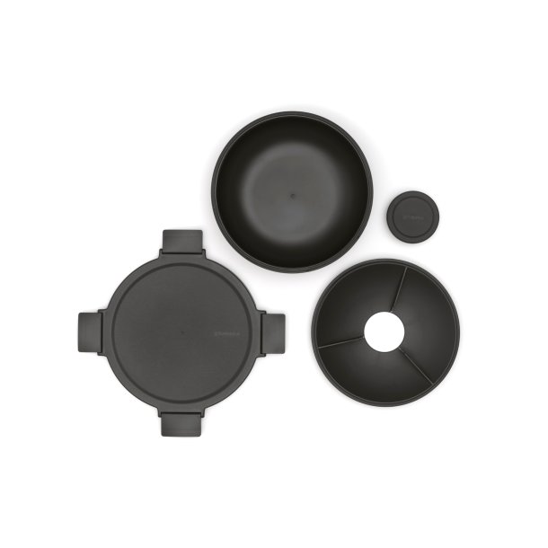 Brabantia Make &amp; Take Salatsk�l, 1,3L - Dark Grey