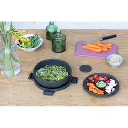 Brabantia Make &amp; Take Salatskl, 1,3L - Dark Grey