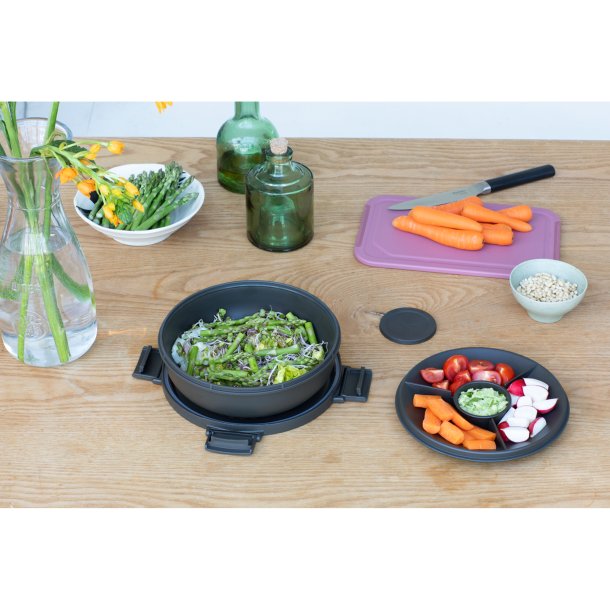 Brabantia Make &amp; Take Salatsk�l, 1,3L - Dark Grey