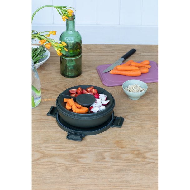 Brabantia Make &amp; Take Salatsk�l, 1,3L - Dark Grey