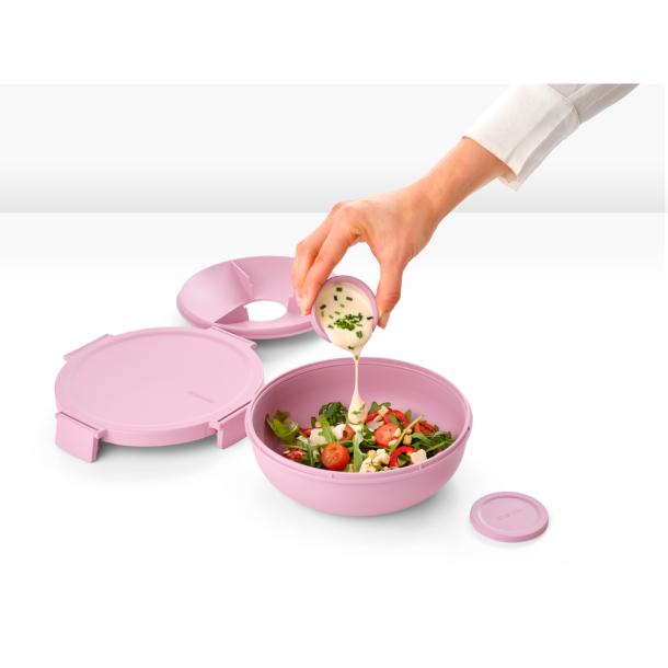 Brabantia Make &amp; Take Salatsk�l, 1,3L - Lilac Pink