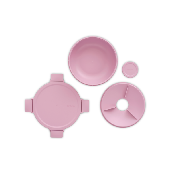 Brabantia Make &amp; Take Salatsk�l, 1,3L - Lilac Pink