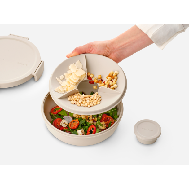 Brabantia Make &amp; Take Salatsk�l, 1,3L - Soft Beige