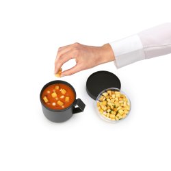 Brabantia Make &amp; Take Suppekrus, 0,6L - Dark Grey