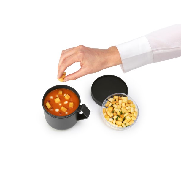 Brabantia Make &amp; Take Suppekrus, 0,6L - Dark Grey