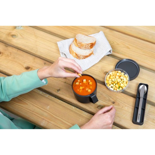 Brabantia Make &amp; Take Suppekrus, 0,6L - Dark Grey