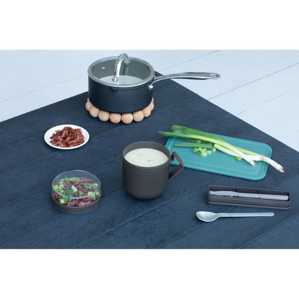 Brabantia Make &amp; Take Suppekrus, 0,6L - Dark Grey