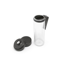 Brabantia Make &amp; Take Vandflaske med Si, 0,5L - Dark Grey