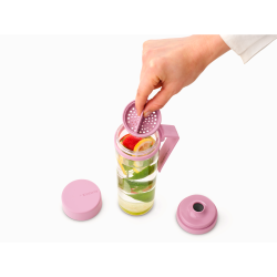 Brabantia Make &amp; Take Vandflaske med Si, 0,5L - Lilac Pink