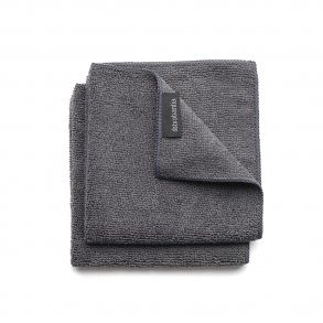 Brabantia Mikrofiber opvaske klude sæt a 2 st - Dark Grey