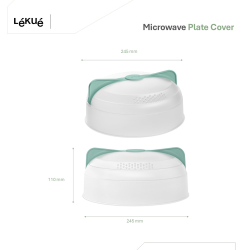 Lku Mikroblgepladedksel - Transparent