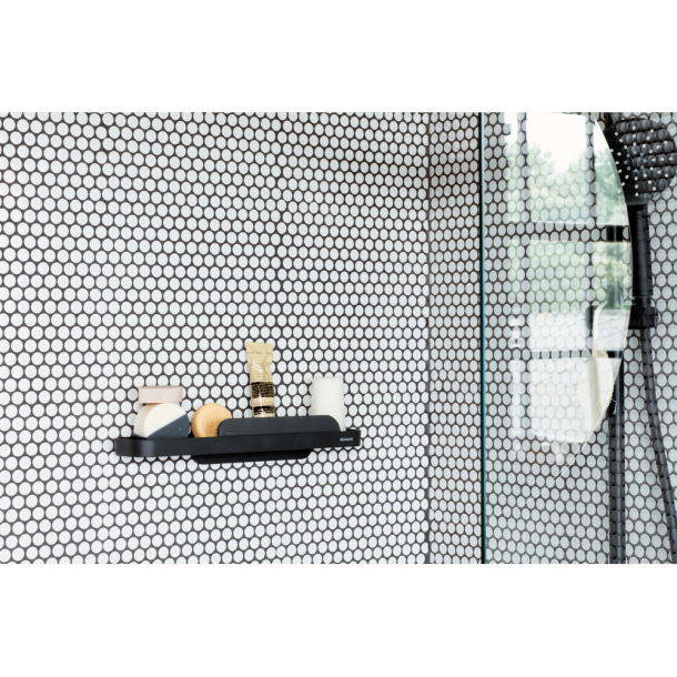 Brabantia MindSet Badhylde med badskraber - Dark Grey