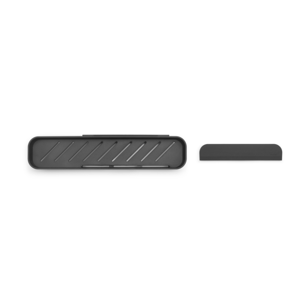 Brabantia MindSet Badhylde med badskraber - Dark Grey