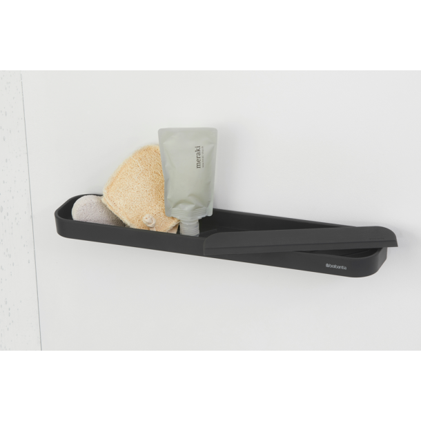 Brabantia MindSet Badhylde med badskraber - Dark Grey