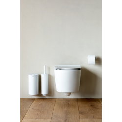 Brabantia St toiletbrste toiletrulleholder og dispenser - Mineral Fresh White