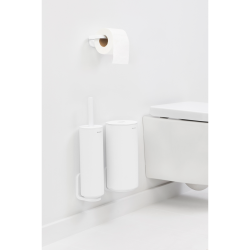Brabantia St toiletbrste toiletrulleholder og dispenser - Mineral Fresh White