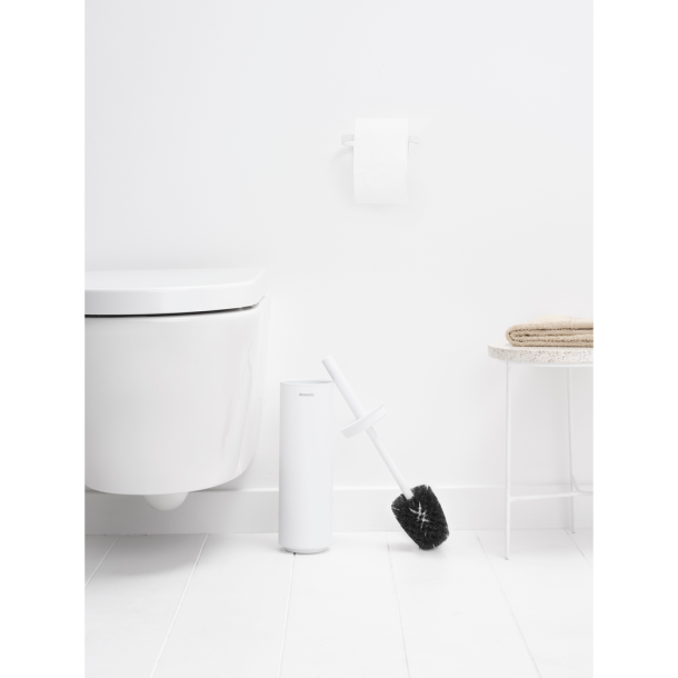 Brabantia Toiletbrste og holder - Mineral Fresh White