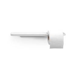 Brabantia Toiletrullerholder m. hylde - Mineral Fresh White