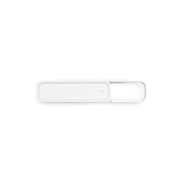 Brabantia Toiletrullerholder m. hylde - Mineral Fresh White