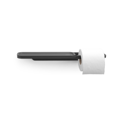 Brabantia MindSet Toiletrullerholder m. hylde - Mineral Infinite Grey