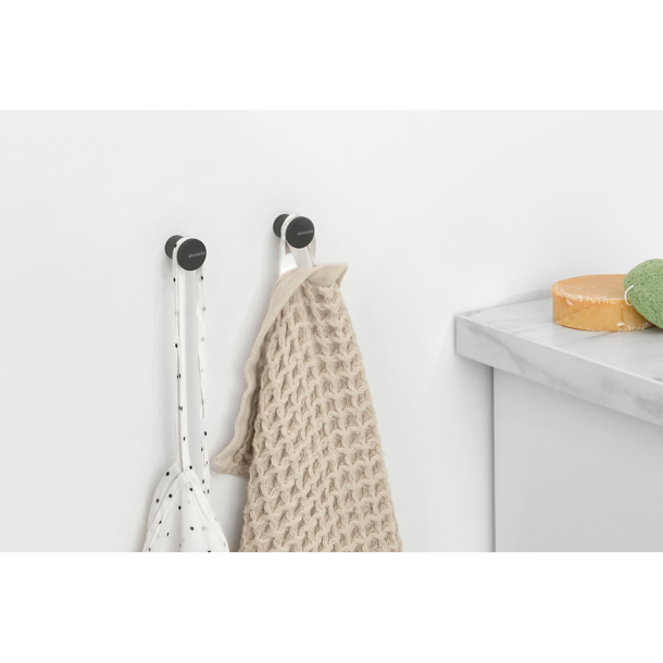 Brabantia MindSet Handdukskrokar, set om 2. - Mineral Infinite Grey