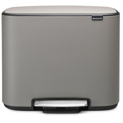 Brabantia Bo Pedalspand - Mineral Concrete Grey - 36 ltr.
