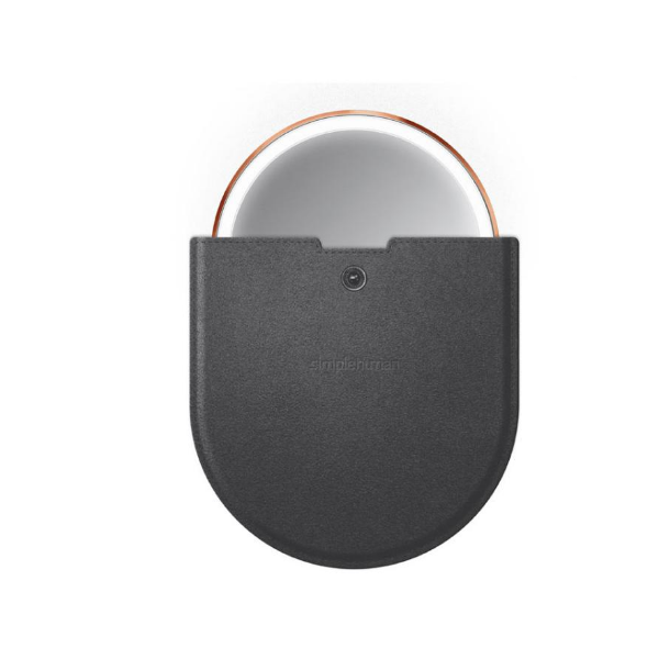 Simplehuman Sensorspejl Kompakt 3X Forstrrelse, Taske Inkluderet 10 Cm Genopladeligt, Roseguld Rustfrit Stl