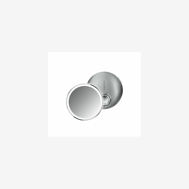 Simplehuman Sensorspejl Kompakt 3X Forst�rrelse, Taske Inkluderet 10 Cm Genopladeligt, B�rstet Rustfrit St�l