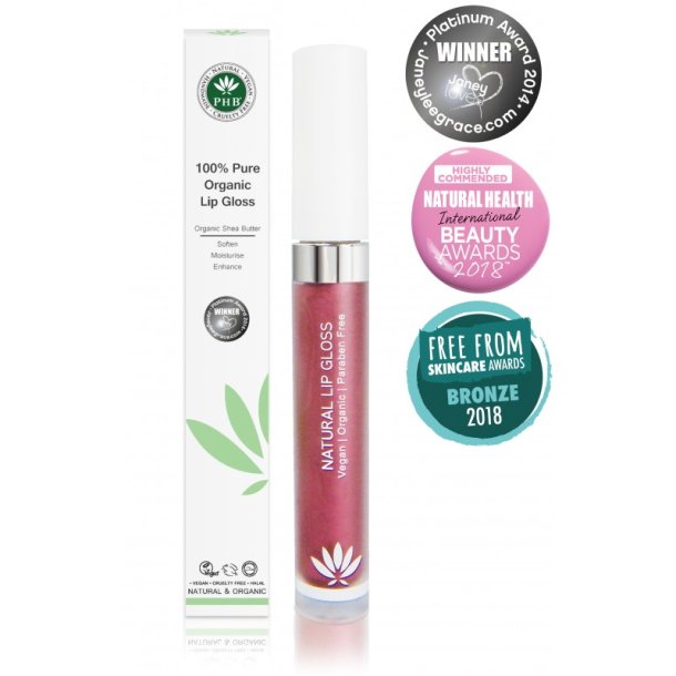 PHB Ethical Beauty - �kologisk Lip Gloss Raspberry