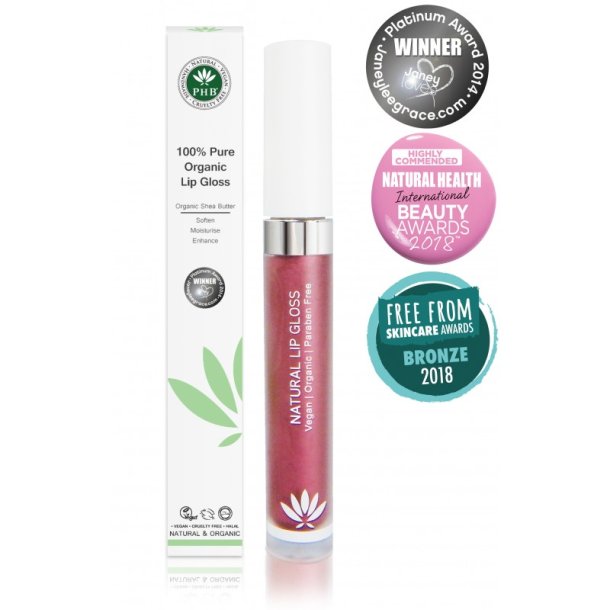 PHB Ethical Beauty - kologisk Lip Gloss Raspberry