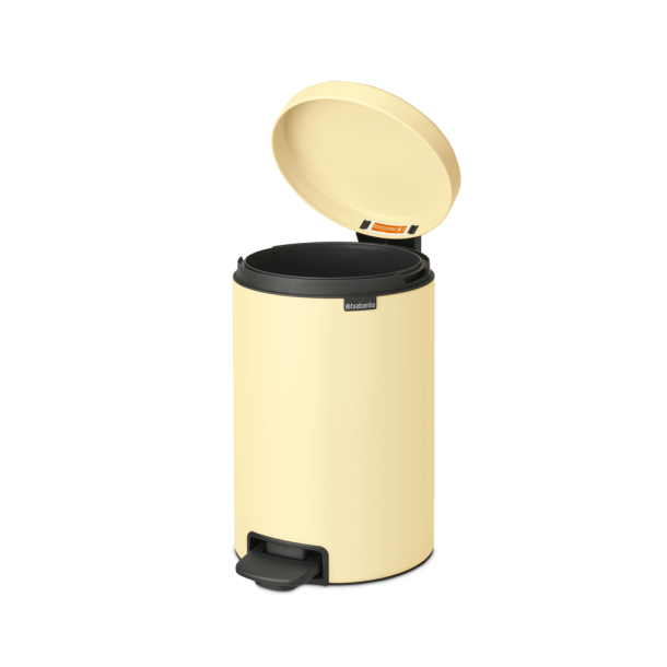 Brabantia NewIcon Pedalspand 12 liter - Mellow Yellow