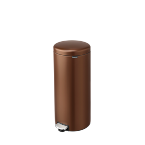 Brabantia NewIcon pedalspand 30 liter, m/plast inderspand - Warm Bronze