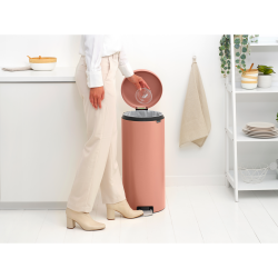 Brabantia NewIcon pedalspand 30 liter, m/plast inderspand - Warm Copper