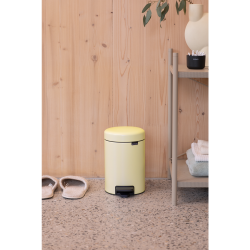Brabantia Pedalspand Newicon 3 Liter, M/Plast Inderspand - Mellow  Yellow