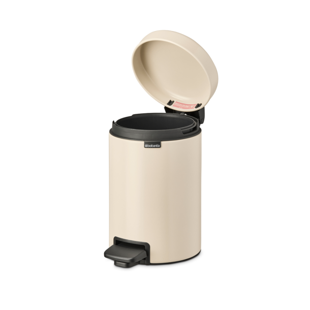 Brabantia Pedalspand newIcon 3 Liter Almond / Soft Beige