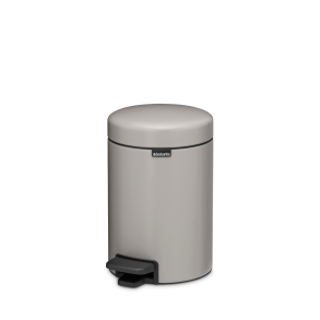 Brabantia Pedalspand NewIson 3 Liter, m/plast inderspand - Soft Grey