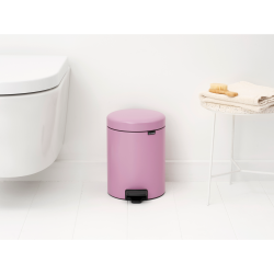 Brabantia Pedalspand NewIcon 5 Liter m/plast inderspand - Lilac Pink