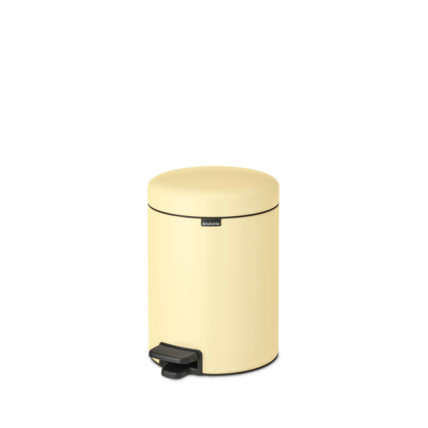 Brabantia NewIcon Pedalspand 5 liter - Mellow Yellow