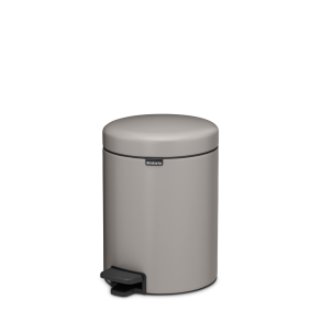 Brabantia Pedalspand NewIcon 5 Liter m/plast inderspand - Soft Grey