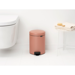 Brabantia Pedalspand NewIcon 5 Liter m/plast inderspand - Warm Copper